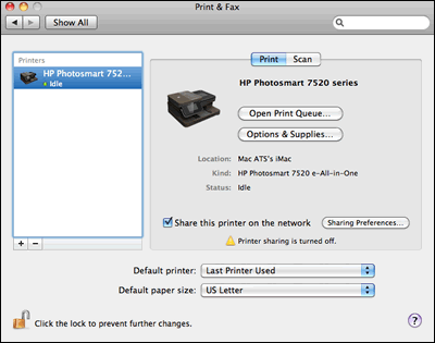 Hp Print Driver Install For Mac
